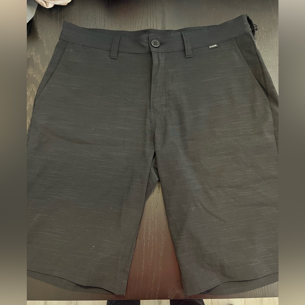TravisMathew men’s black shorts